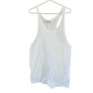 International Male Vintage Mens Romper Size Medium White Casual Pure Cotton